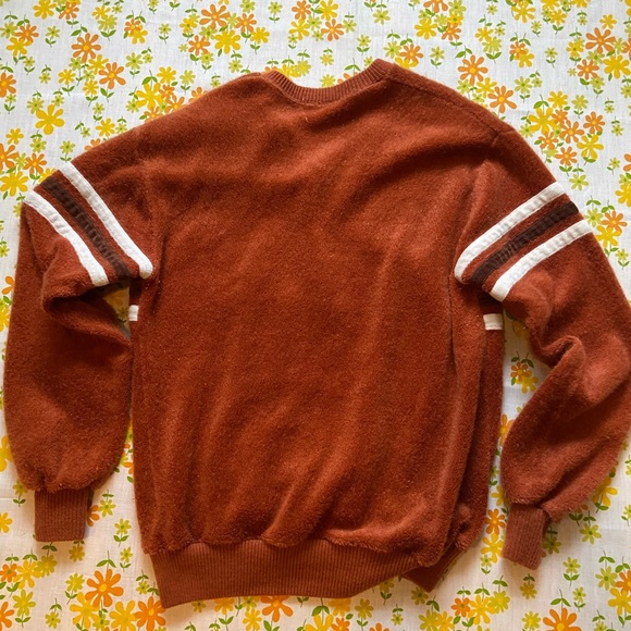 Vintage 1970’s Stripe V-Neck Sweater - Picture 4 of 5